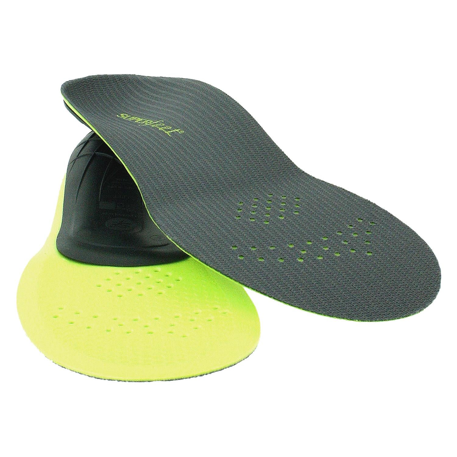 Unisex Superfeet Superfeet Run Support Low Arch Carbon Insoles Unisex Insoles Grey Grey