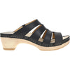 Womens Dansko Dansko Lyndi Women's Slide Sandals Black Oiled Pull Up Leather Black Oiled Pull Up Leather