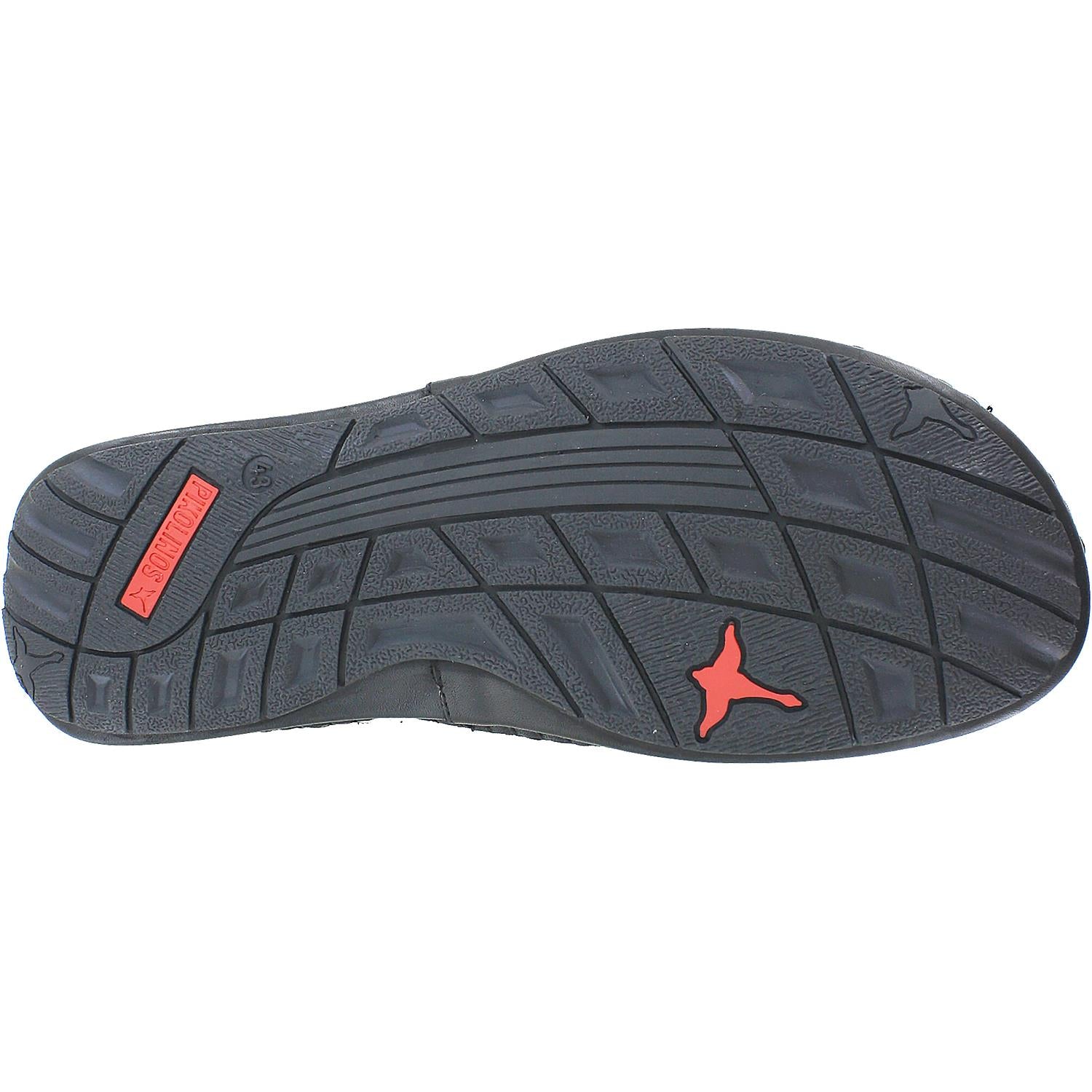 Mens Pikolinos Pikolinos Tarifa Fisherman Sandal 06J-5433 Men's Fisherman Sandals Black Leather Black Leather