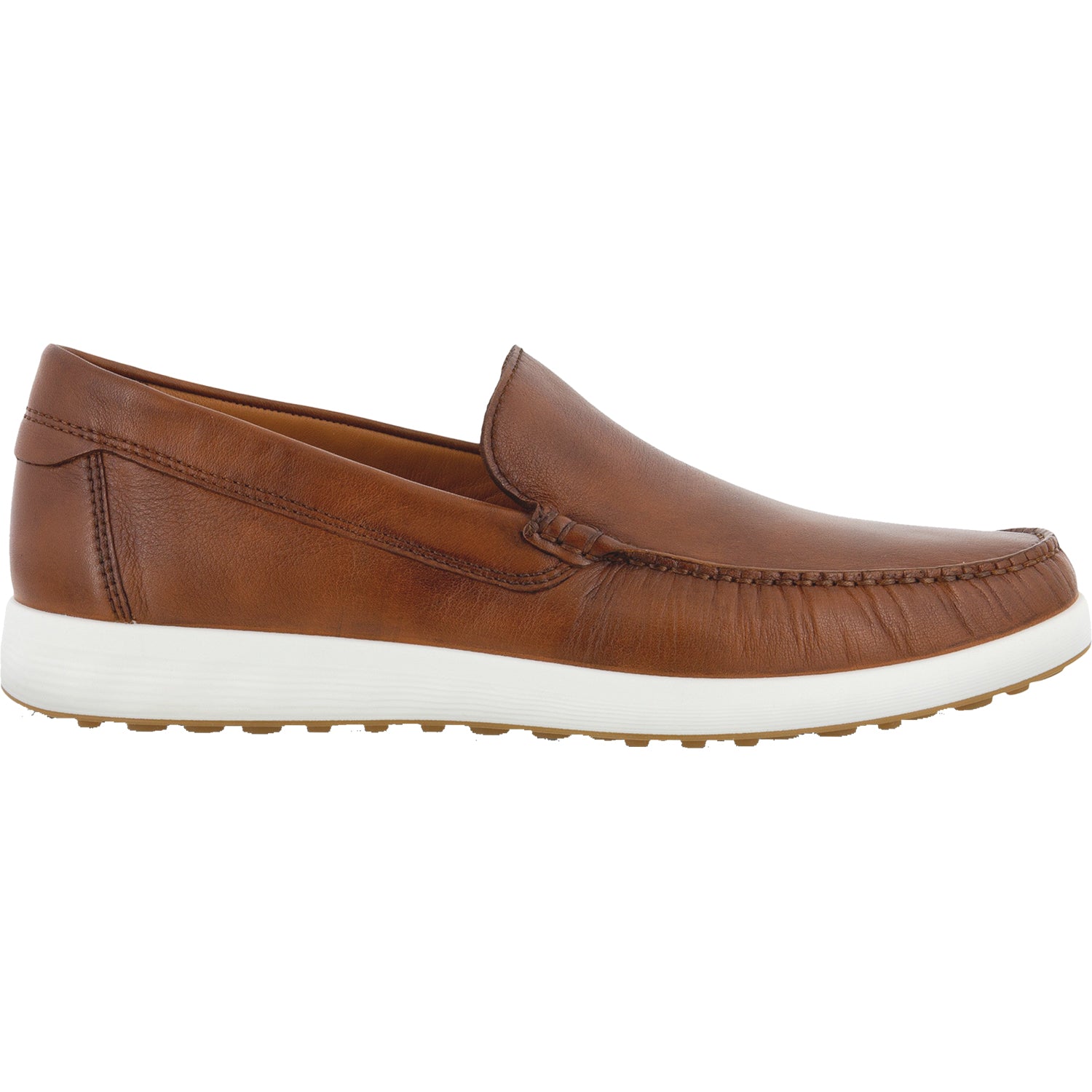Mens Ecco Ecco S Lite Moc Classic Men's Slip On Shoes Cognac Leather Cognac Leather