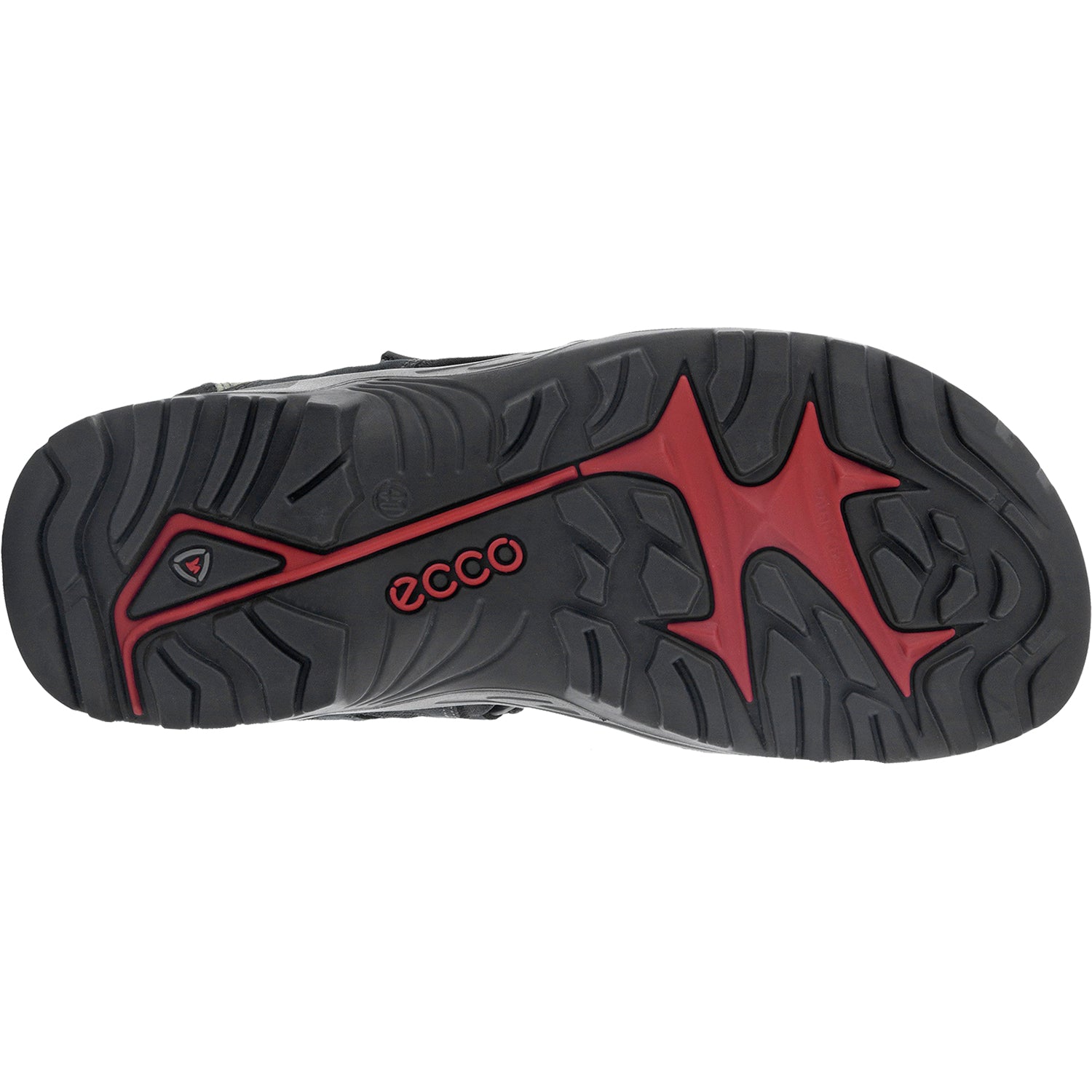 Mens Ecco Ecco Offroad Yucatan Men's Outdoor Sandals Black/Mole Nubuck Black/Mole Nubuck