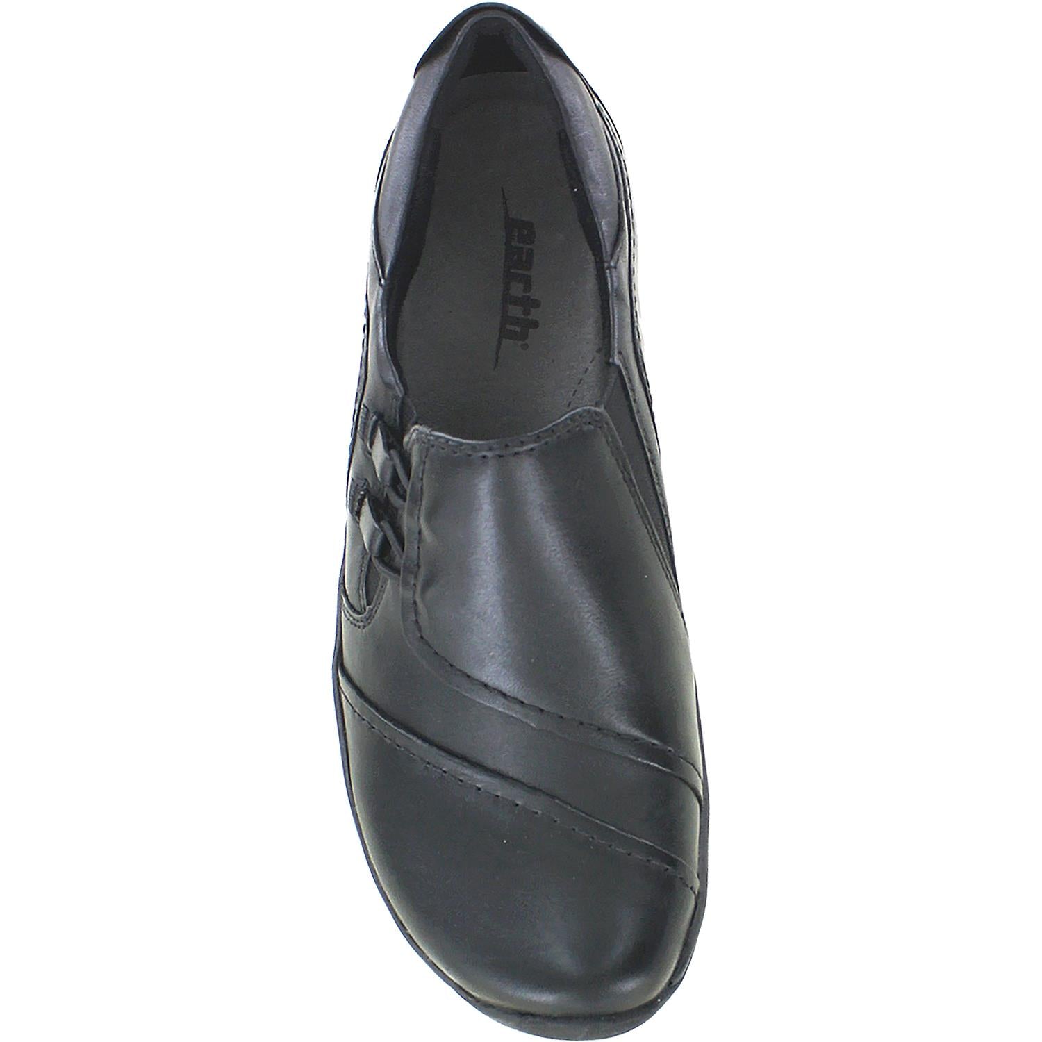 Womens Earth Women's Earth Hawk Black Leather Black Leather
