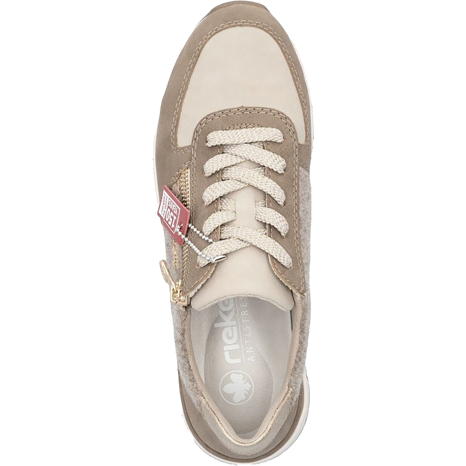 Womens Rieker Rieker 58902-64 Women's Shoes Fango/Ginger/Gold Combi Synthetic Fango/Ginger/Gold Combi Synthetic