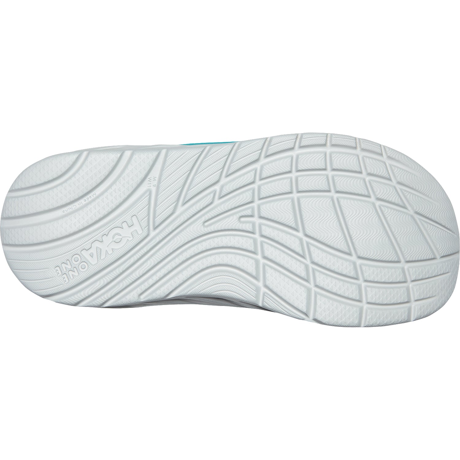 Mens Hoka one one Hoka Ora Recovery Slide Men's Sandals Aquarelle/Blazing Orange EVA Aquarelle/Blazing Orange EVA