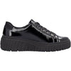Womens Rieker Rieker N2501-00 Women's Shoes Nero/Schwarz/Black Crashlack Patent Leather Nero/Schwarz/Black Crashlack Patent Leather