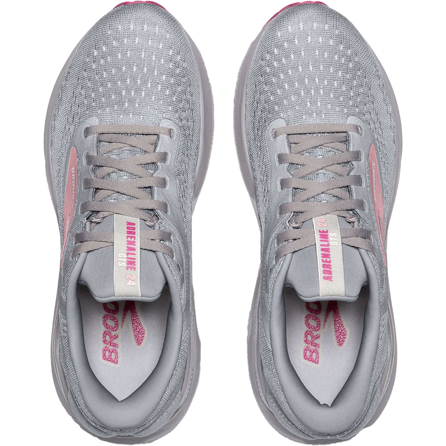 Womens Brooks Women's Brooks Adrenaline GTS 24 Stability Alloy/White/Zephyr Mesh (Stability Support) Alloy/White/Zephyr Mesh