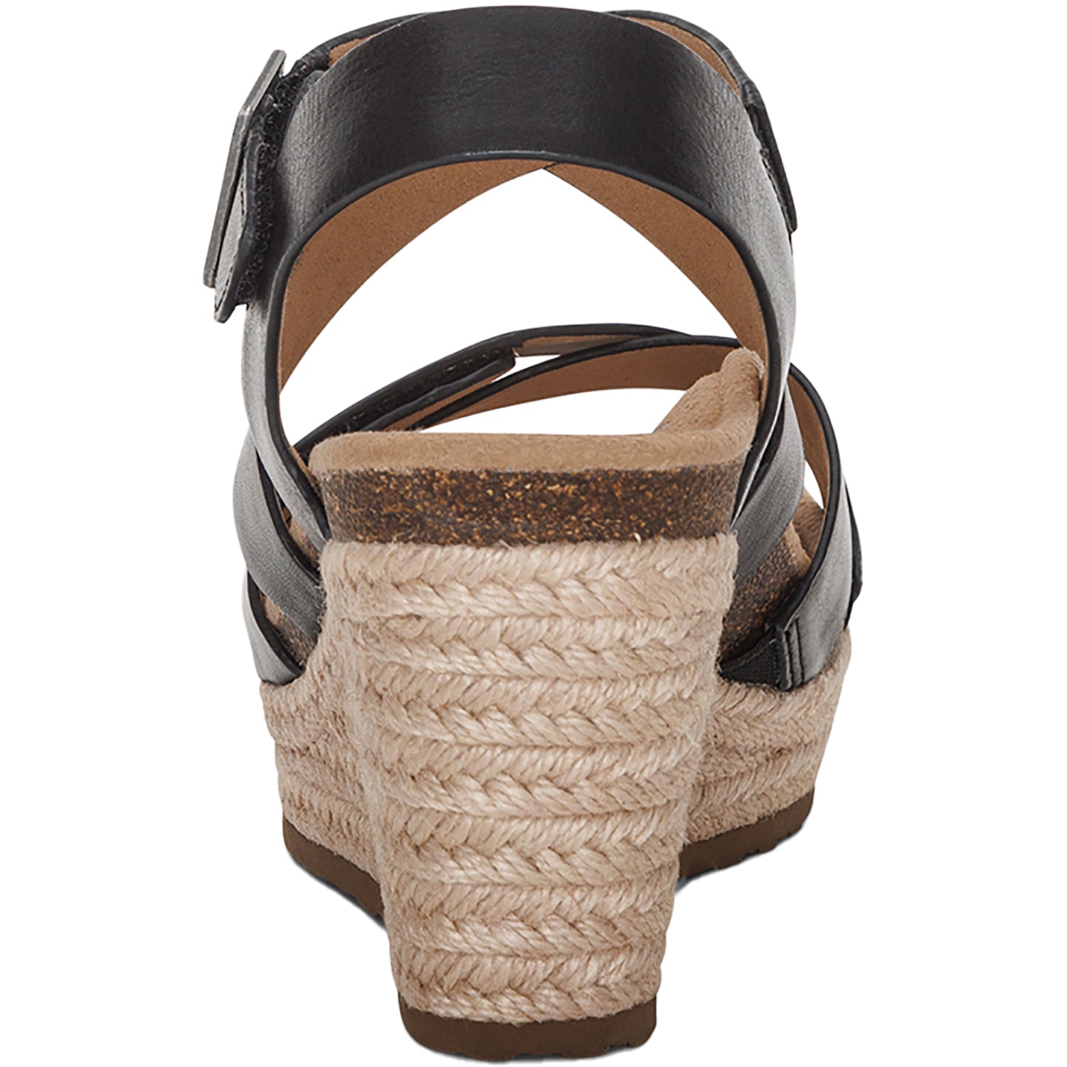 Womens Aetrex Aetrex Anna Women's Wedge Sandals Black Black