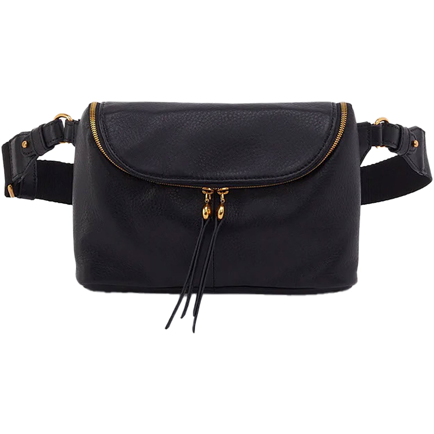 Hobo International Fern Large Belt Bag Black Pebbled Leather Bag