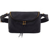 Womens Hobo Hobo International Fern Large Belt Bag Black Pebbled Leather Bag Black pebbled Leather