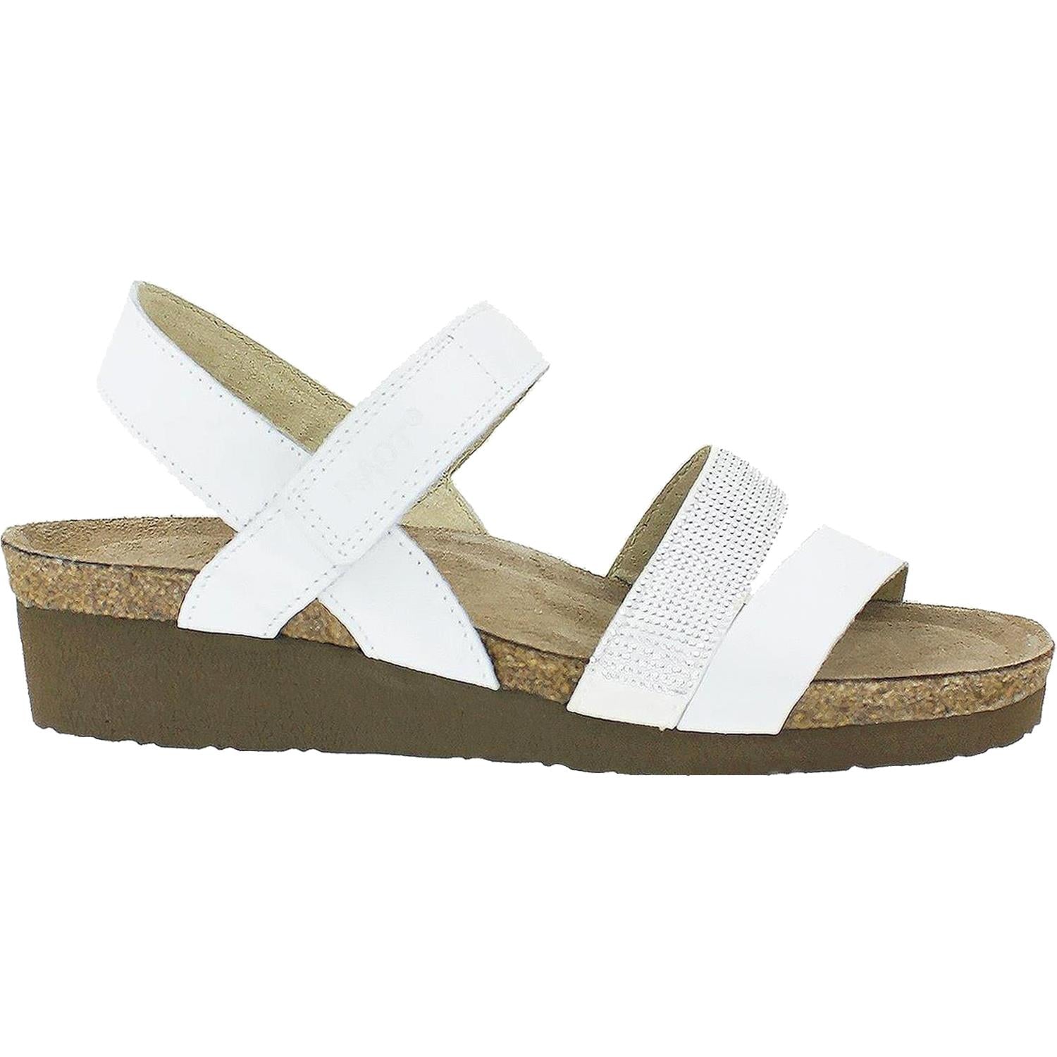 Womens Naot Naot Krista Women's Sandals White Leather White Leather