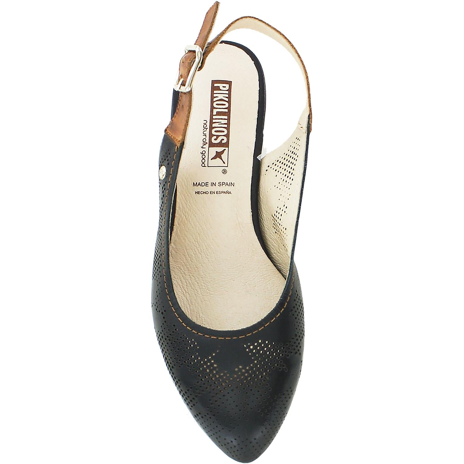 Womens Pikolinos Pikolinos Elba W3M-5681 Women's Black Leather Black Leather