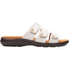 Womens Clarks Clarks Kitly Walk Women's Slide Sandals White Leather White Leather