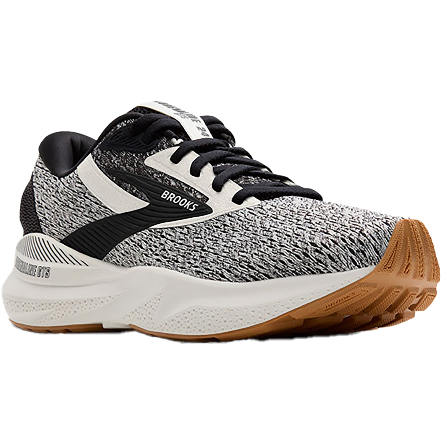 Womens Brooks Women's Brooks Adrenaline GTS 24 Stability Coconut/Black/Biscuit Mesh (Stability Support) Coconut/Black/Biscuit Mesh