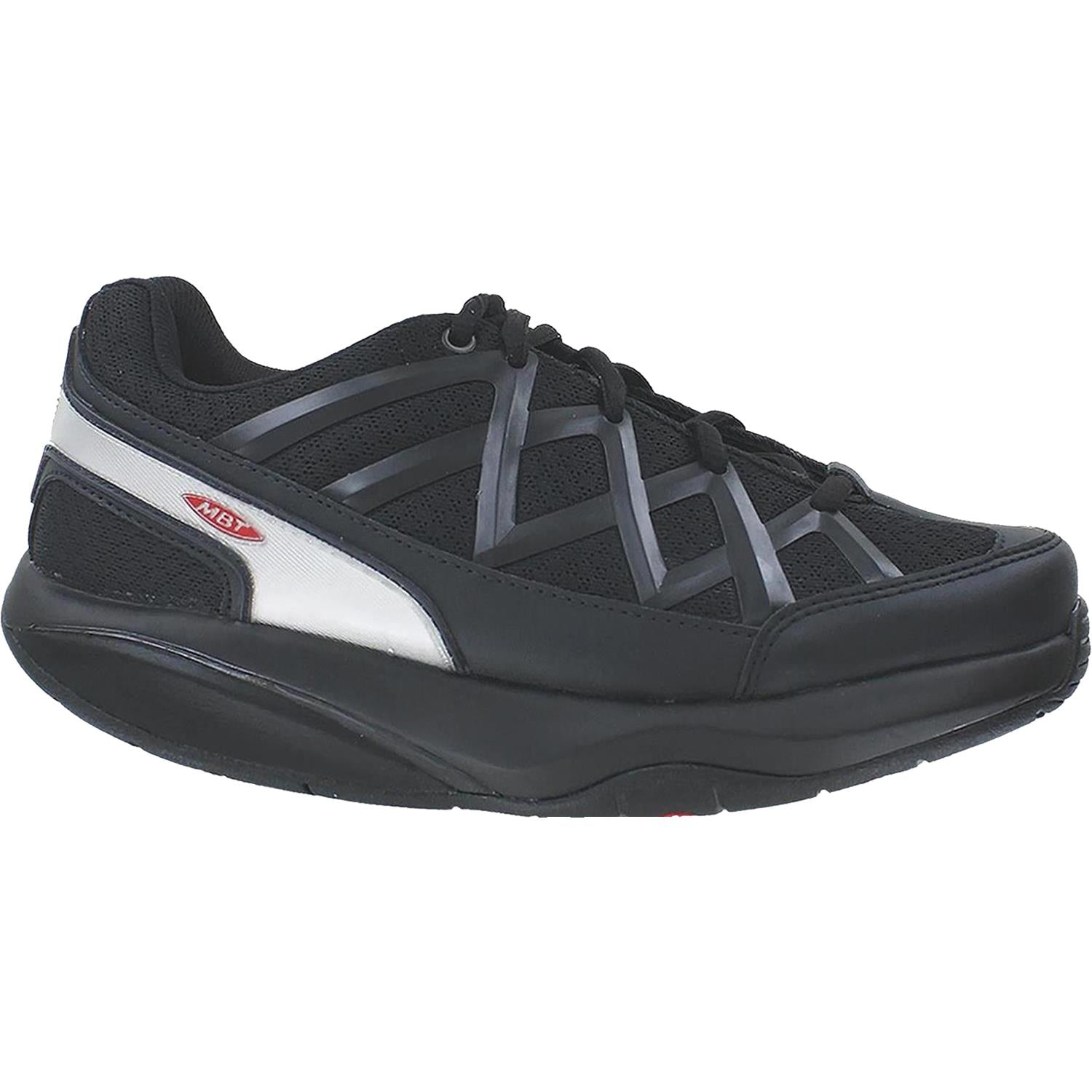 Womens Mbt Women's MBT Sport 3 Black Leather/Mesh Black Leather/Mesh