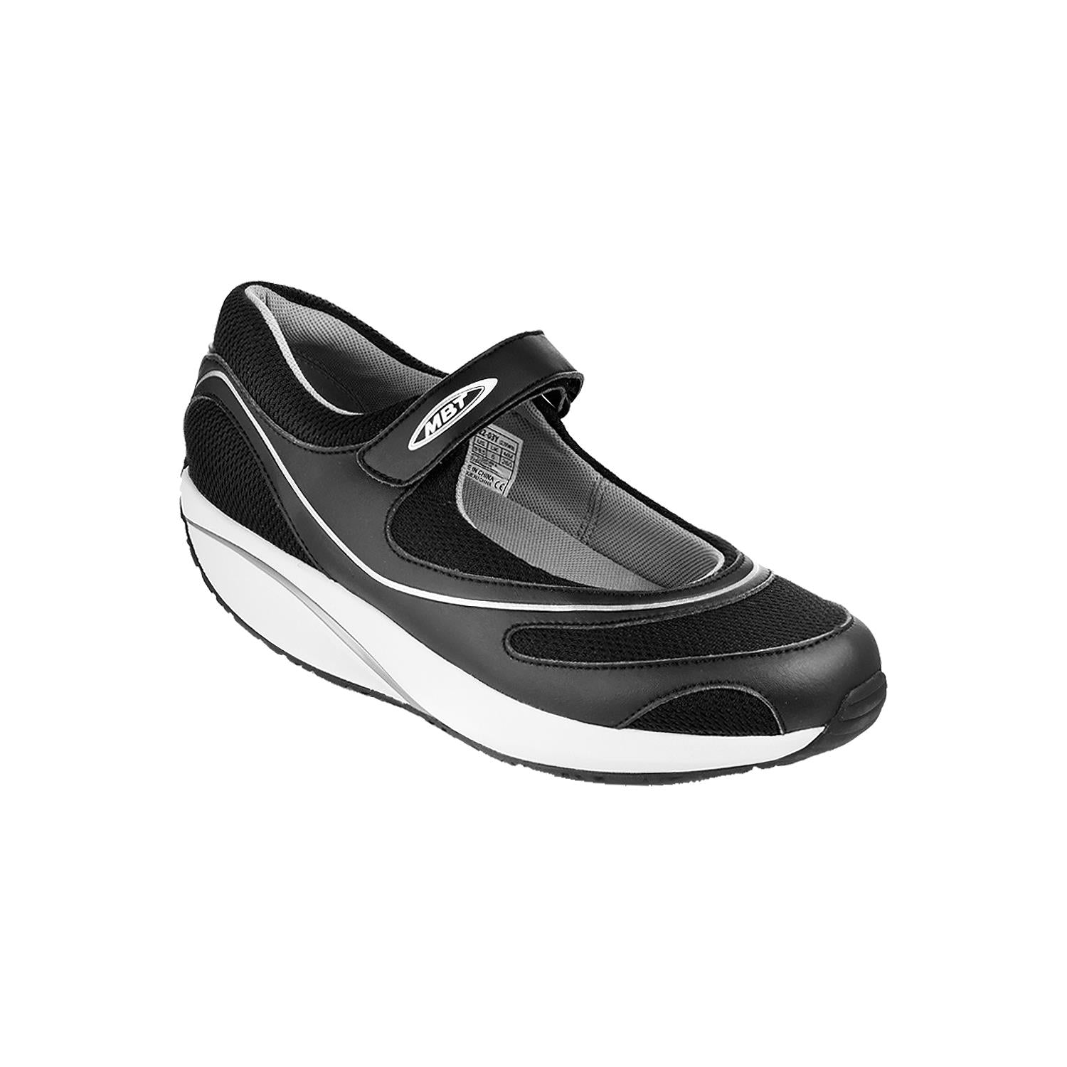 Womens Mbt Women's MBT Baridi Black Synthetic Mesh Black Synthetic Mesh