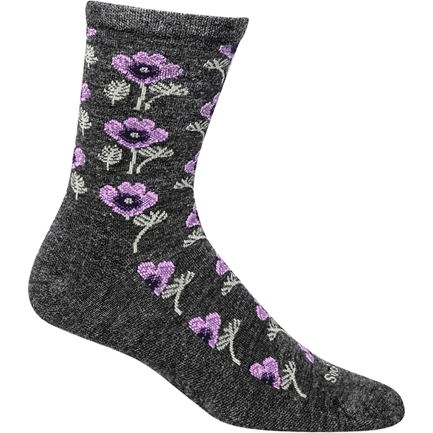 Womens Sockwell Sockwell Poppy Crew Socks Women's Essential Socks Charcoal Charcoal