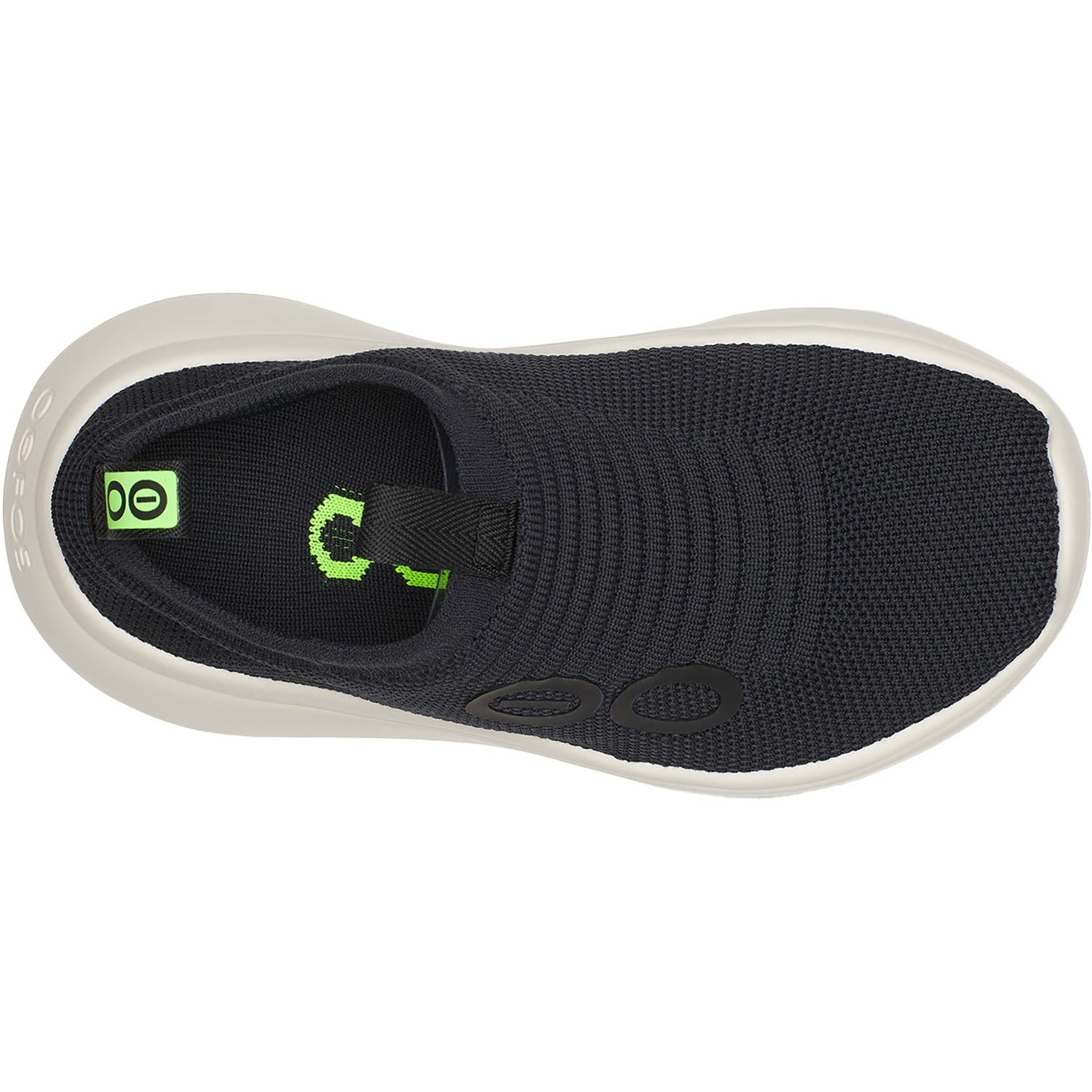 Womens Oofos Women's Oofos OOmy Zen Chalk/Black Chalk/Black