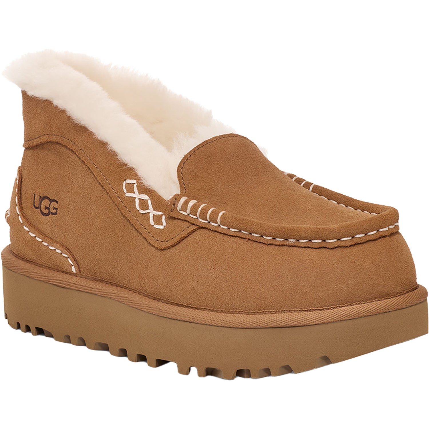 UGG Ansley モカシン 5 (22.0 cm) Chestnut UGG Women's Ansley - Chestnut – Lenny's Shoe & Apparel