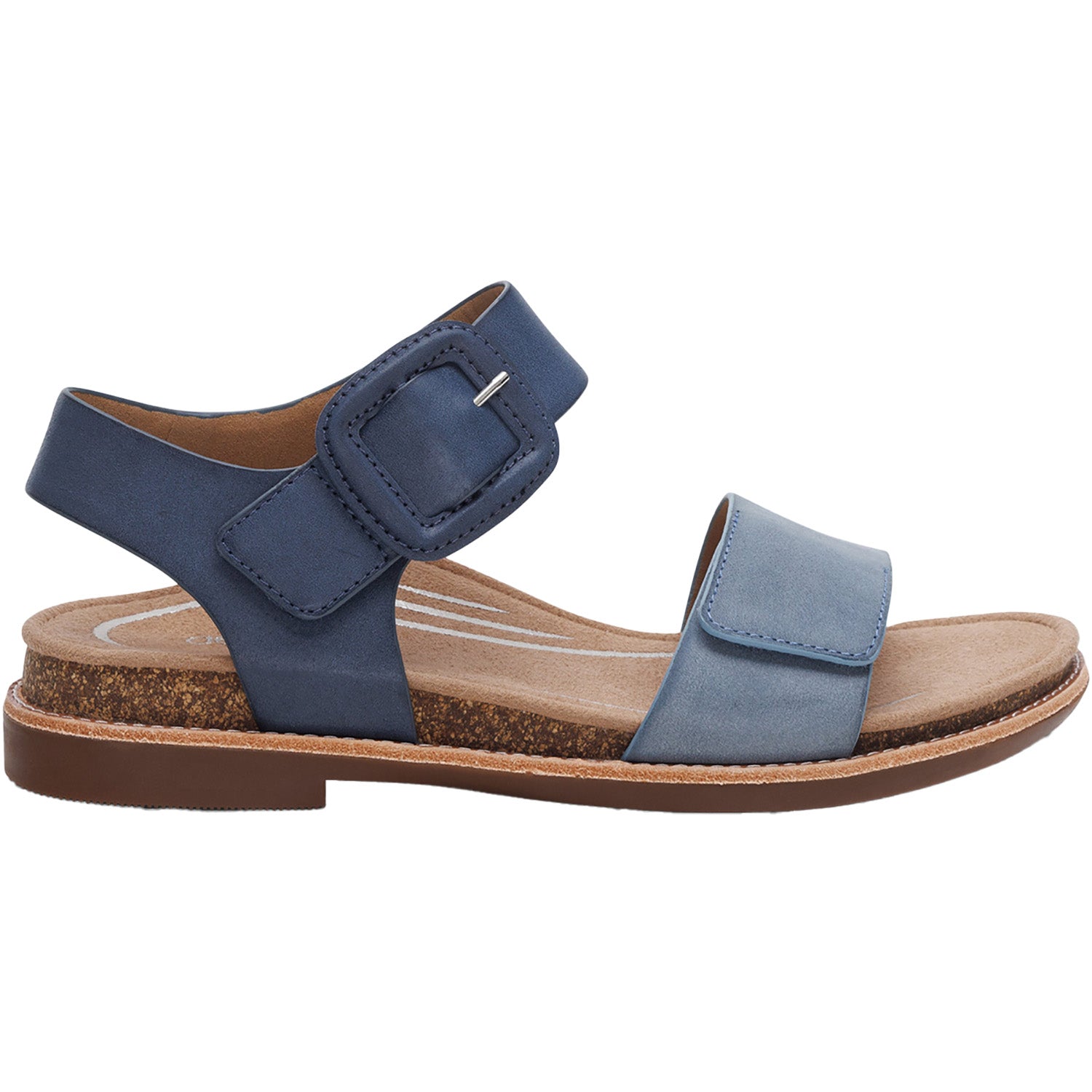 Women's Aetrex Claire Navy Leather