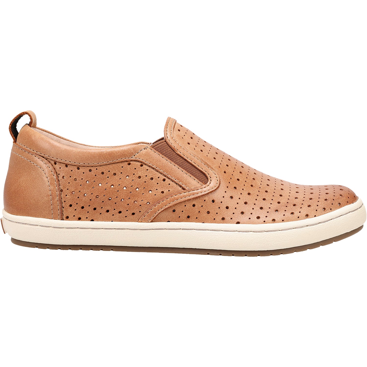 Womens Taos Taos Court Women's Slip On Sneakers Caramel Leather Caramel Leather