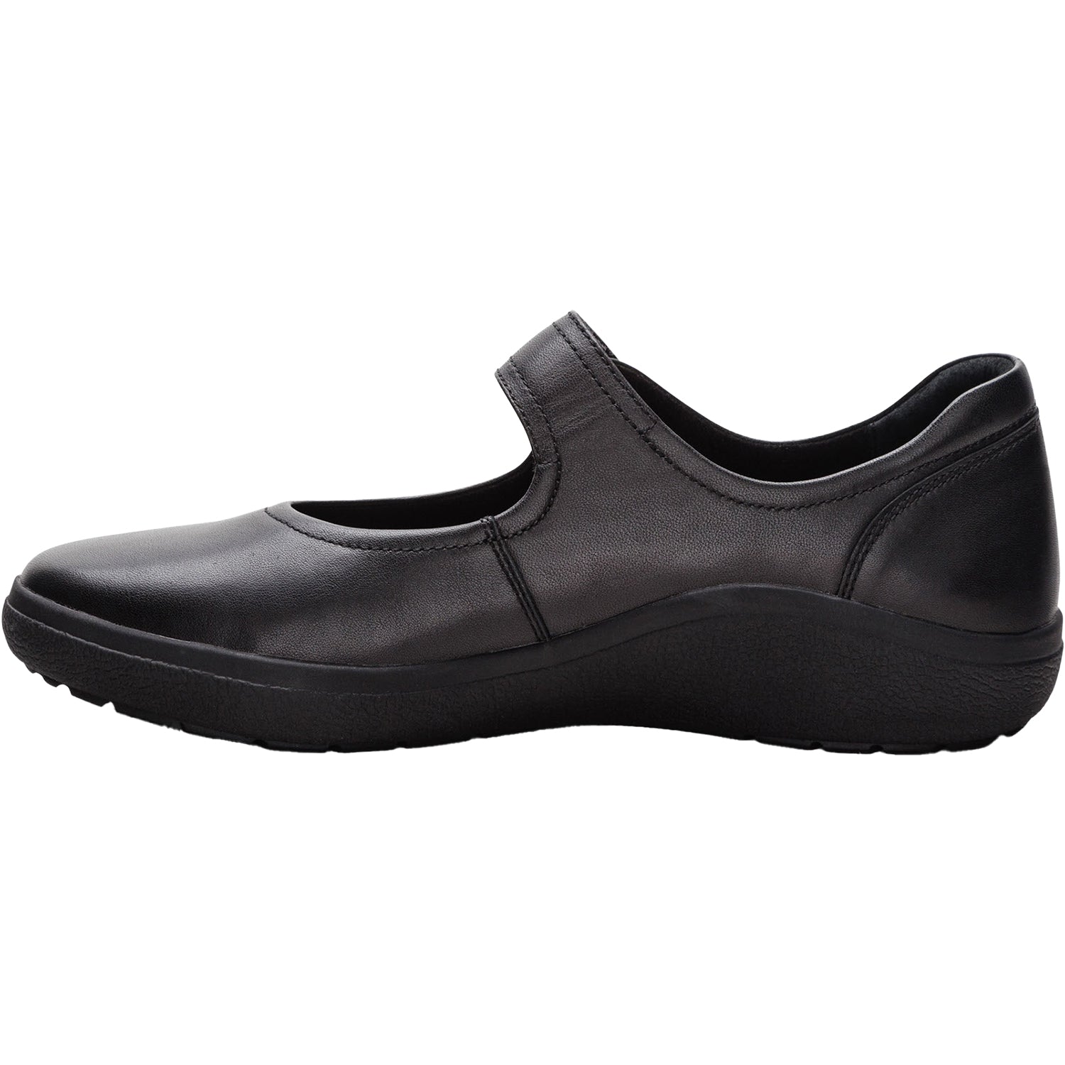 Womens Aetrex Aetrex Erica Women's Mary Jane Shoes Black Leather Black Leather