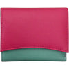  Ili new york ili New York Two Tone Pocket Wallet Indian Pink/Turquoise Indian Pink/Turquoise