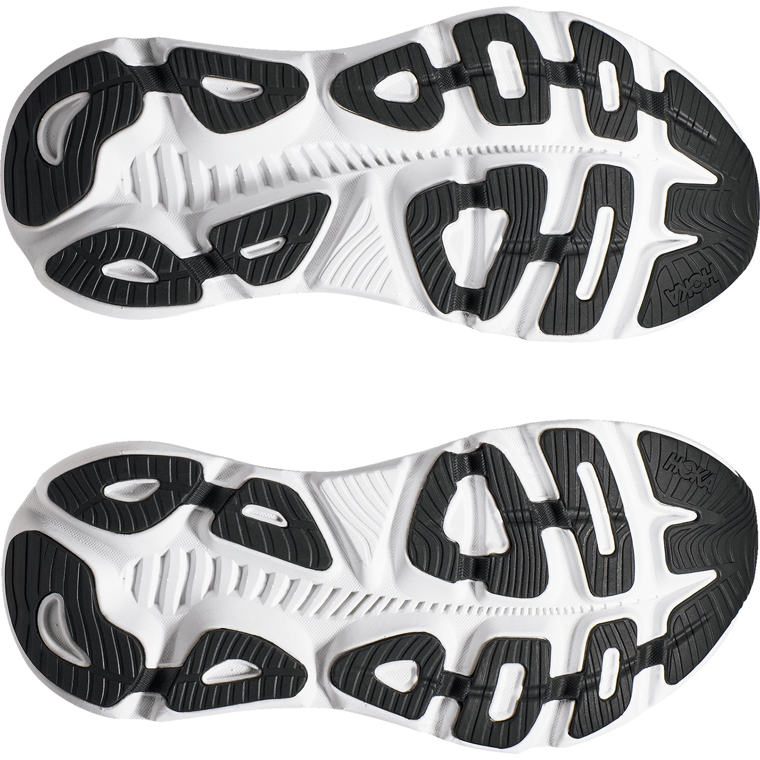 Womens Hoka one one Women's Hoka Gaviota 5 Black/White Mesh (Stability Support) Black/White Mesh