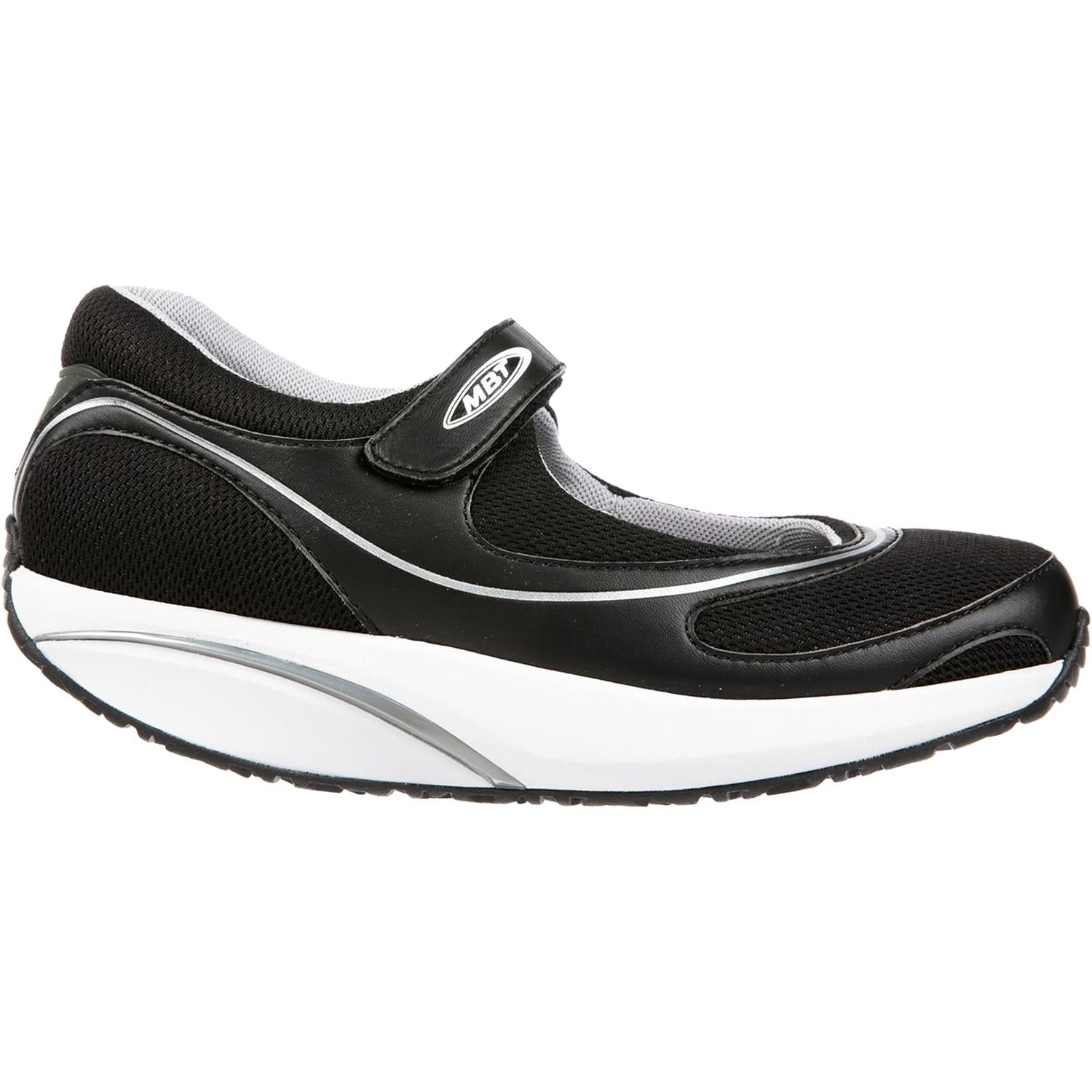 Womens Mbt Women's MBT Baridi Black Synthetic Mesh Black Synthetic Mesh