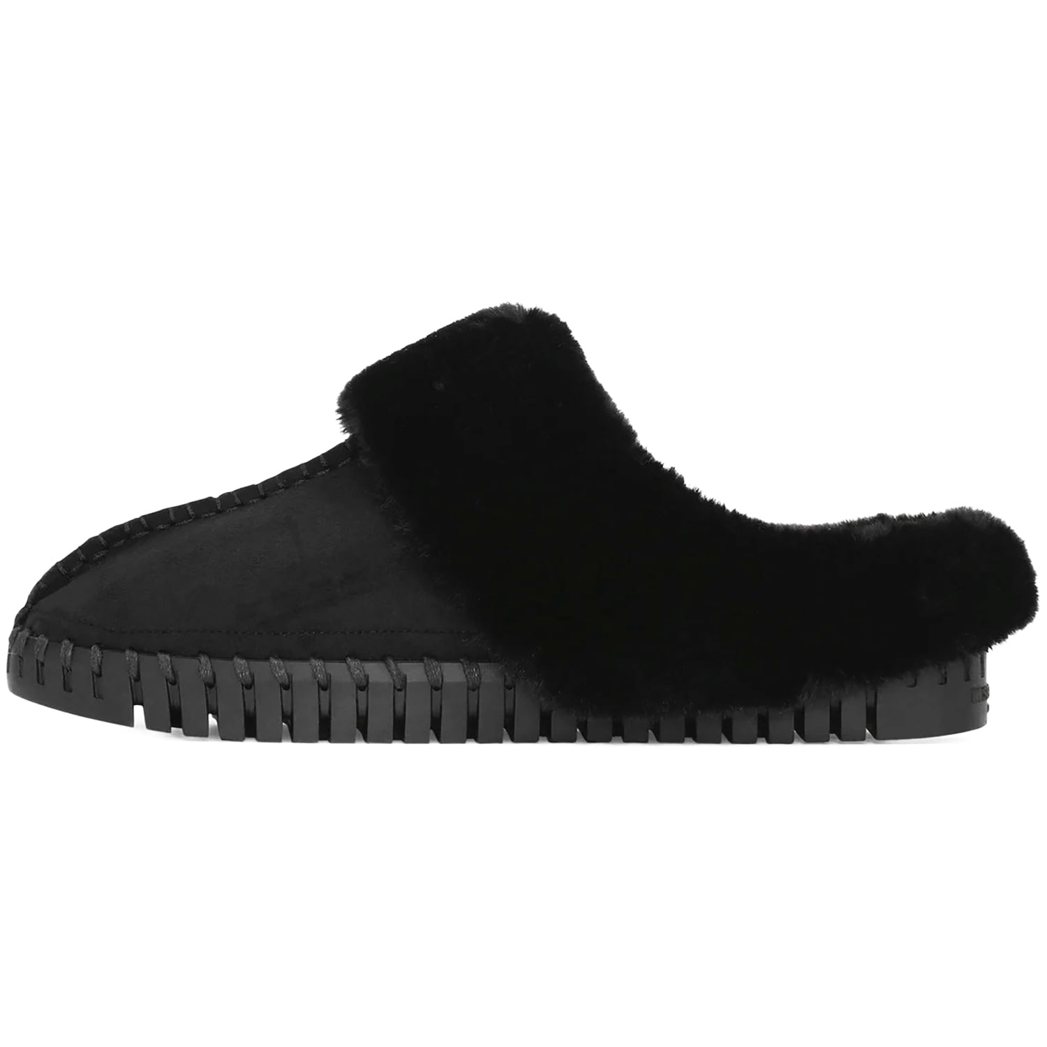 Womens Ilse jacobsen Ilse Jacobsen Tulip 3871 Slipper Women's Open Back Slippers Black/Black Synthetic Black/Black Synthetic