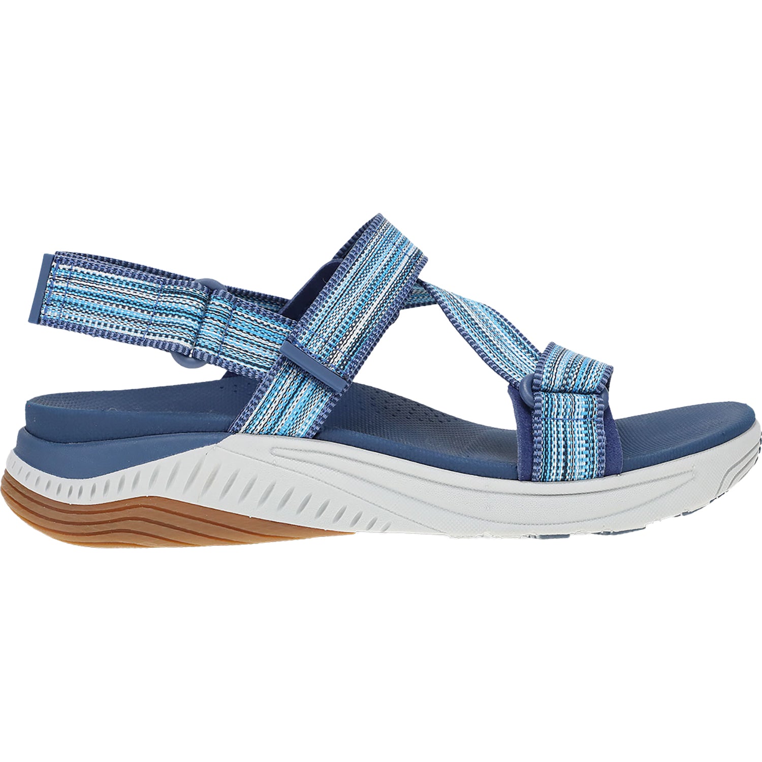 Womens Dansko Dansko Rayna Women's Trail Sandals Blue Multi Webbing Synthetic Blue Multi Webbing Synthetic