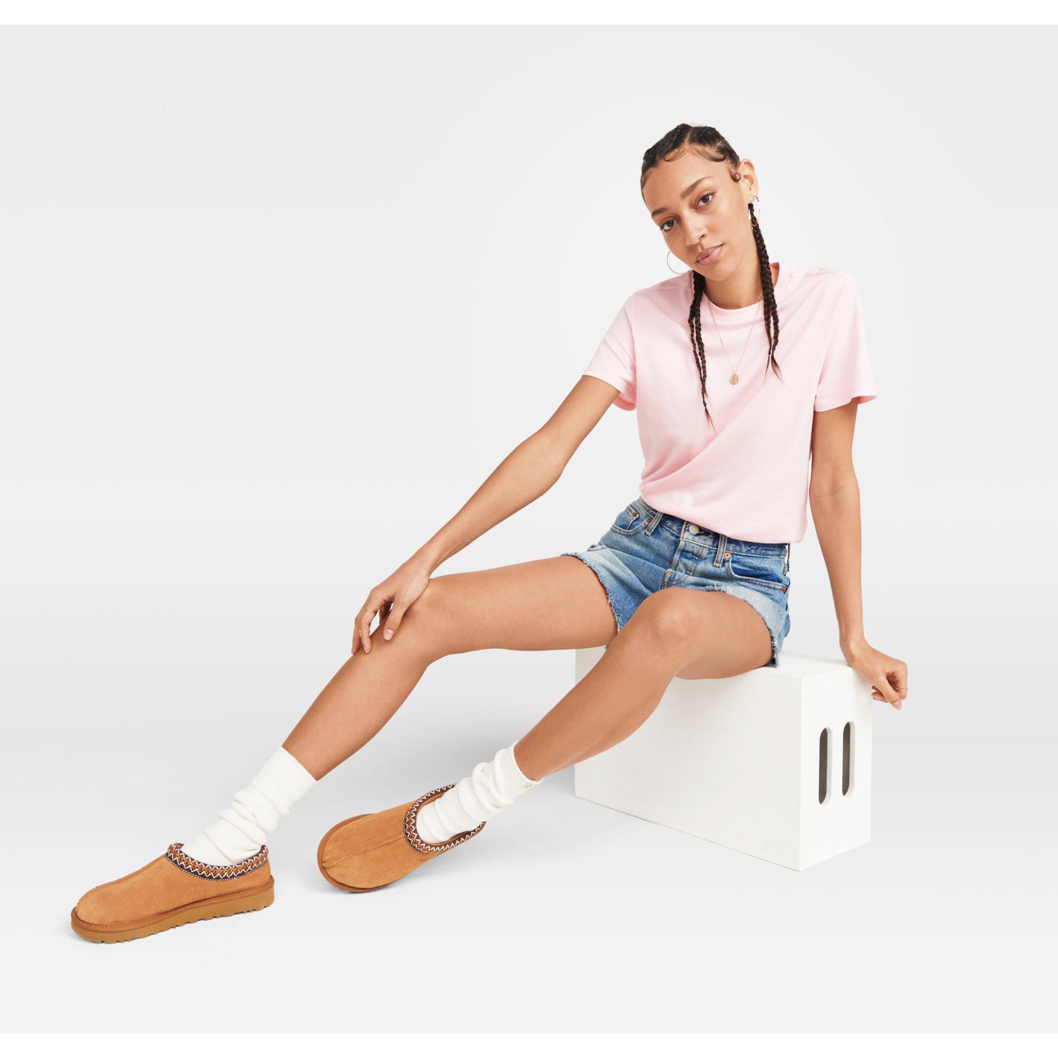 Womens Ugg Women's UGG Tasman Samba Red Suede Samba Red Suede