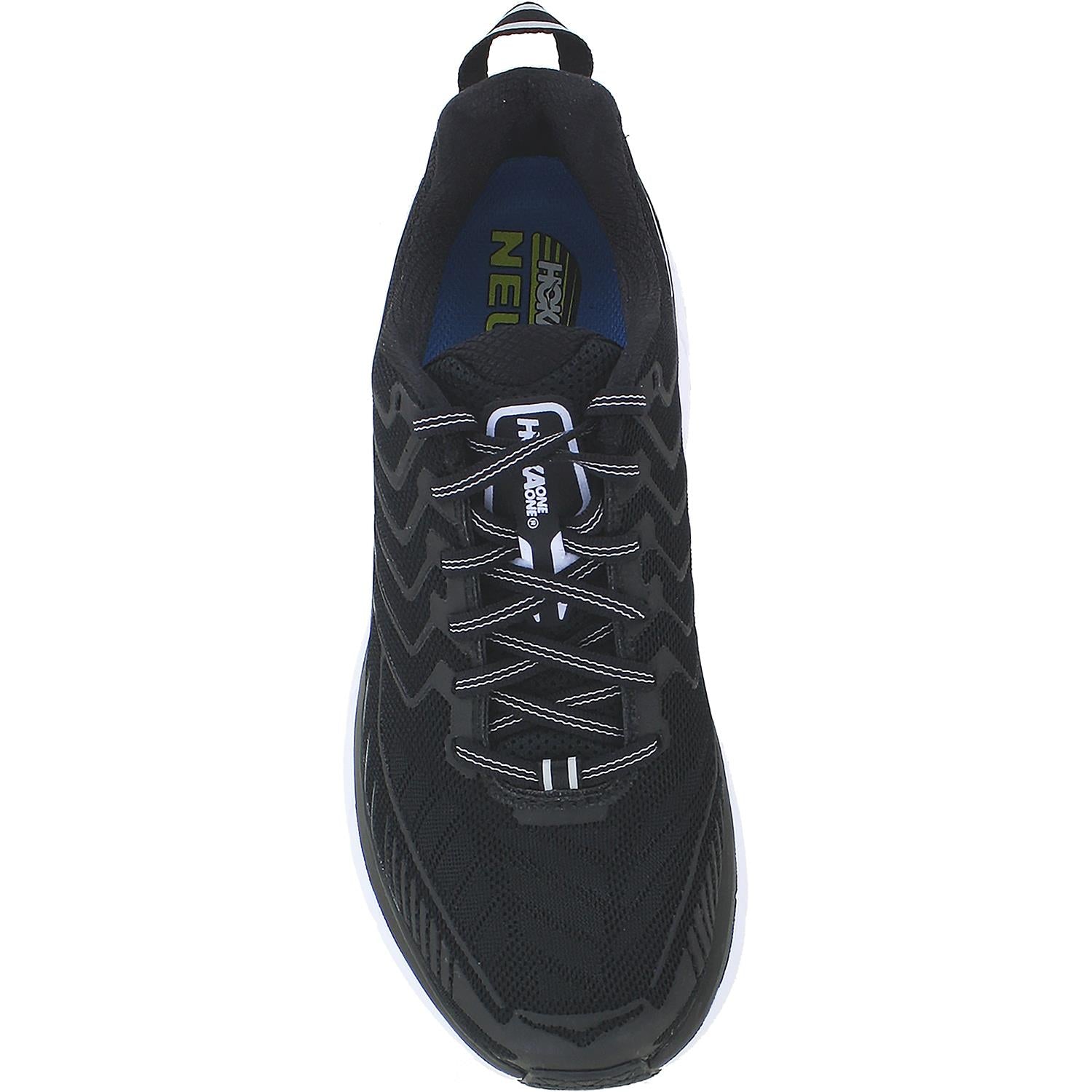 Womens Hoka one one Hoka Clifton 4 Women's Running Shoes Black/White Mesh Black/White Mesh