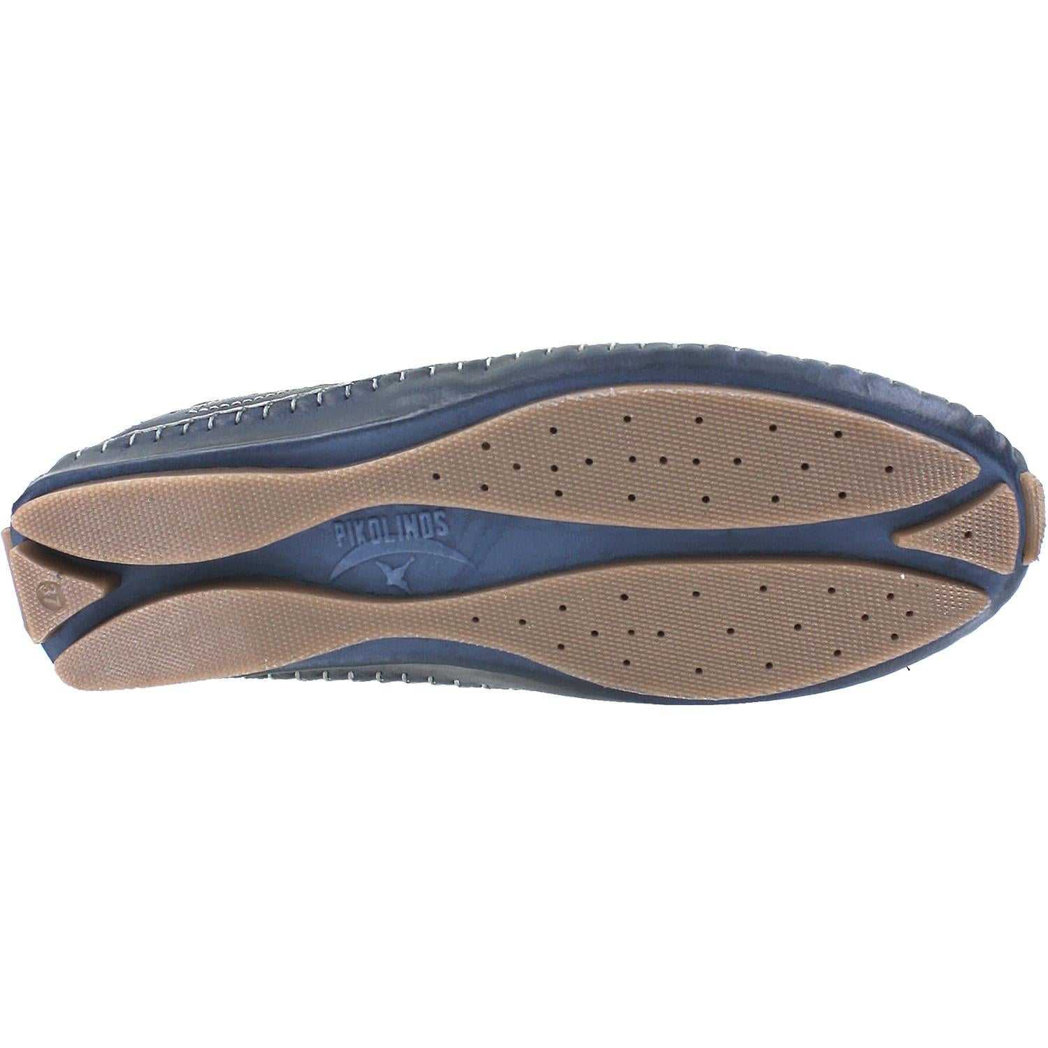 Womens Pikolinos Pikolinos Jerez 578-7399 Women's Slip Ons Blue Leather Blue Leather