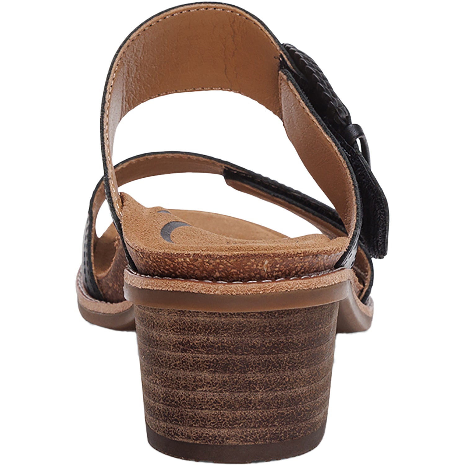Womens Aetrex Aetrex Tatiana Women's Slide Sandals Black Leather Black Leather