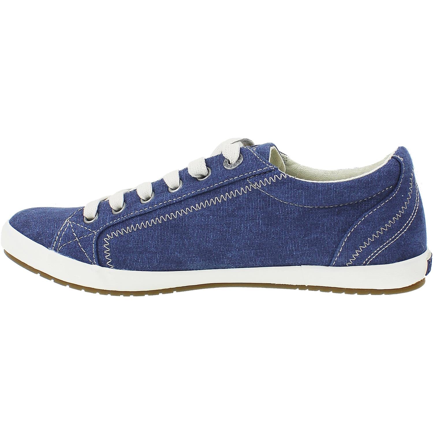 Womens Taos Taos Star Women's Fashion Sneakers Blue Washed Canvas Blue Washed Canvas