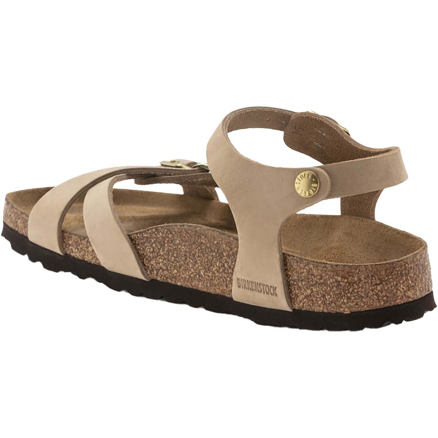 Womens Birkenstock Women's Birkenstock Kumba SFB Sandcastle Nubuck Sandcastle Nubuck