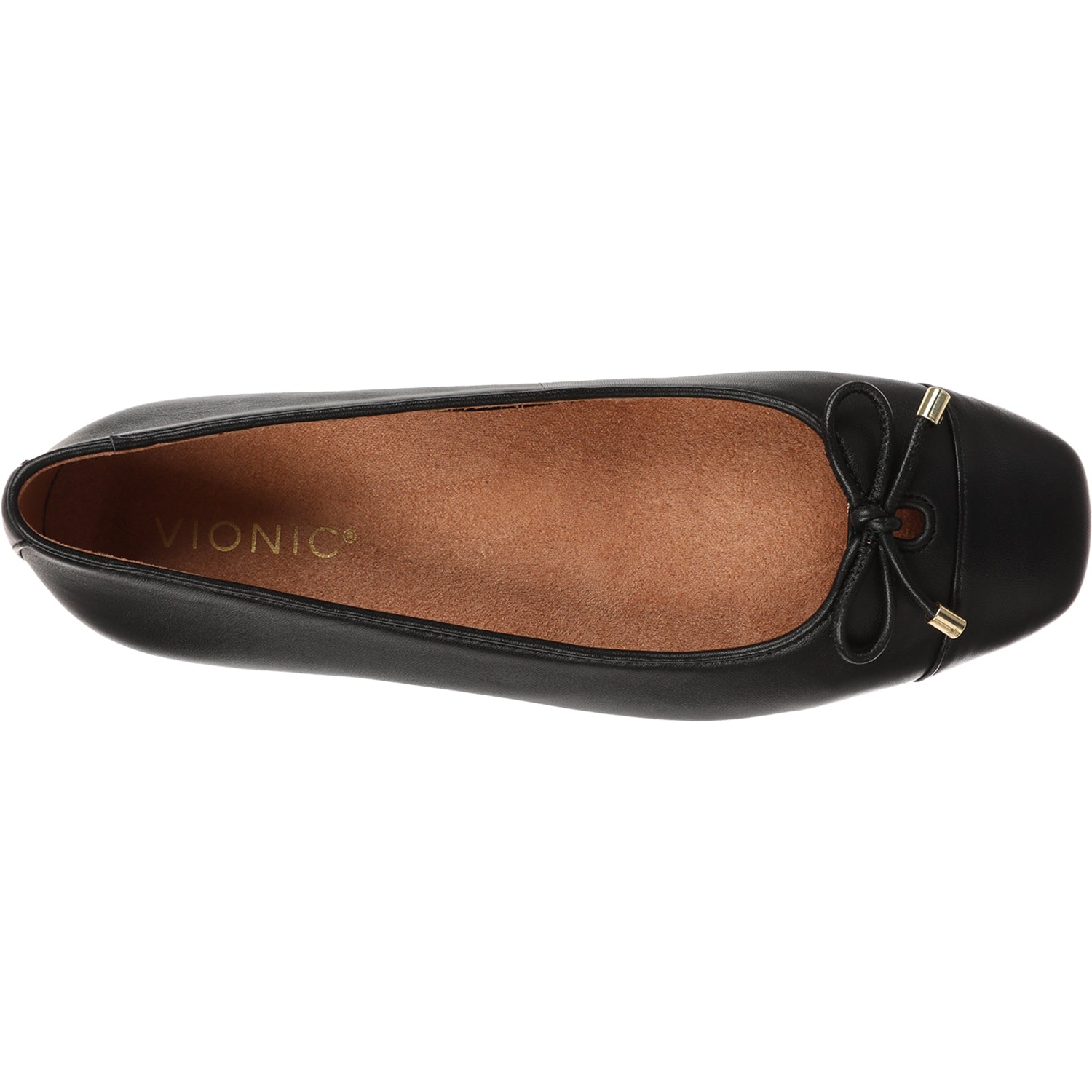 Womens Vionic Vionic Klara Women's Slip On Flats Black Leather Black Leather
