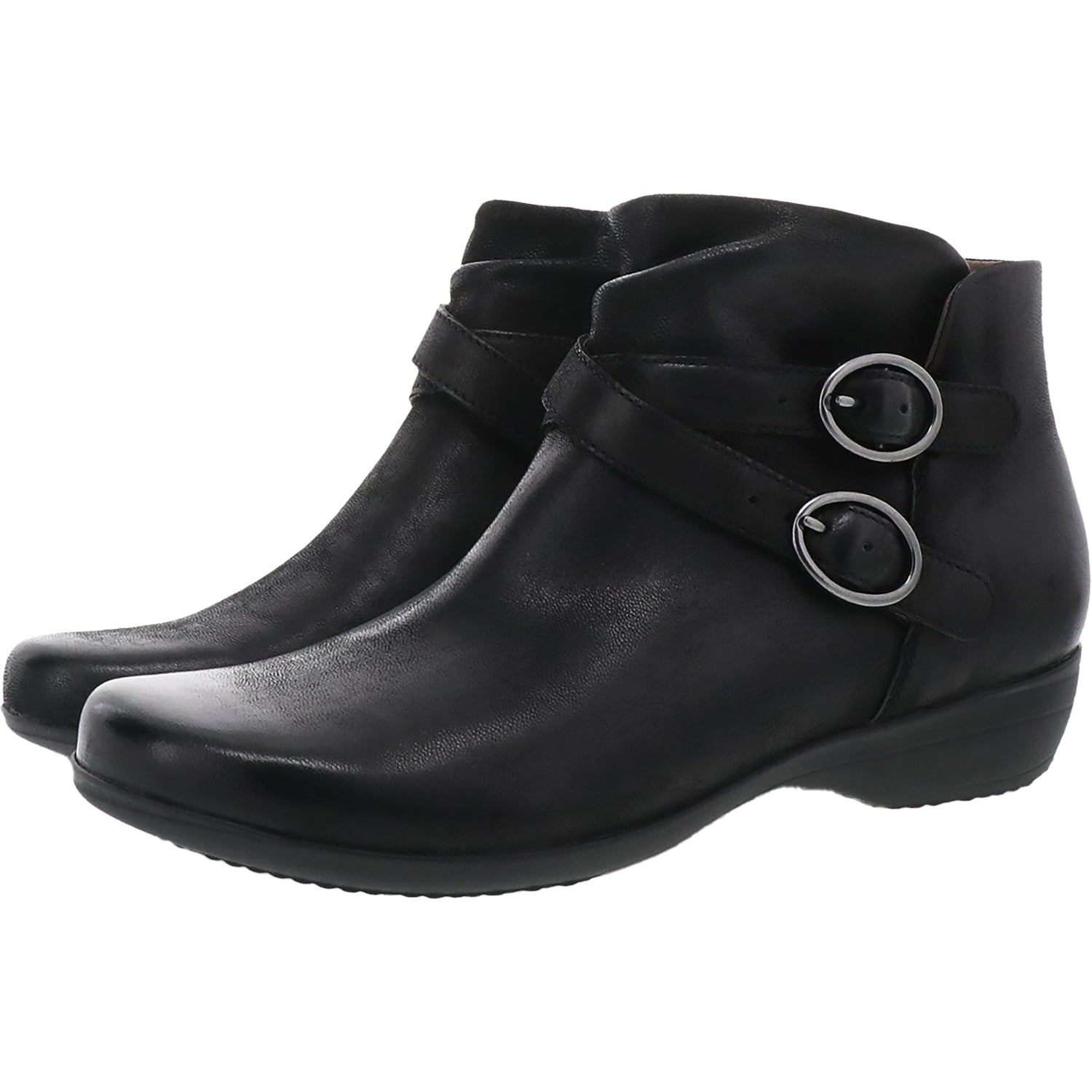 Womens Dansko Dansko Faithe Women's Ankle Boots Black Burnished Nubuck Black Burnished Nubuck