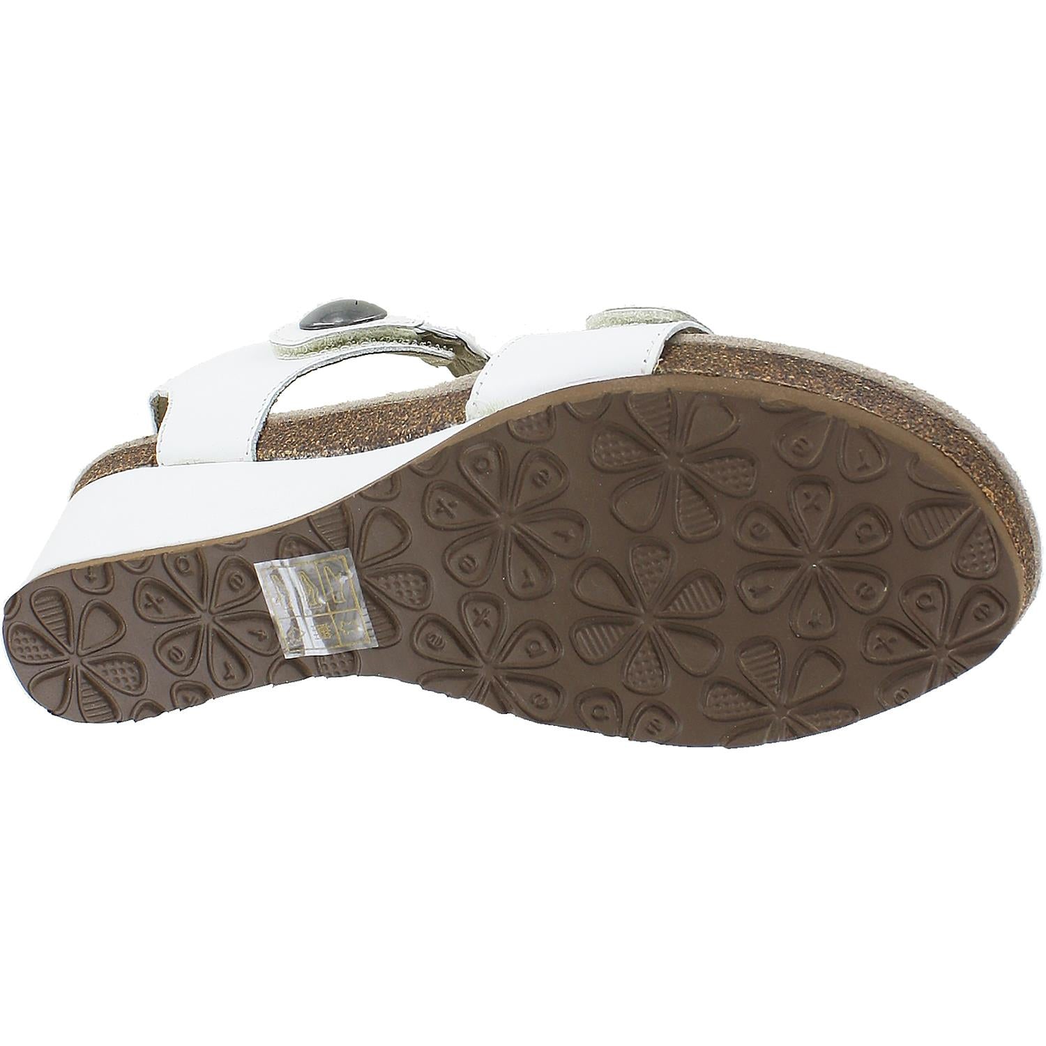 Womens Aetrex Aetrex Naya Women's Sandals White Leather White Leather