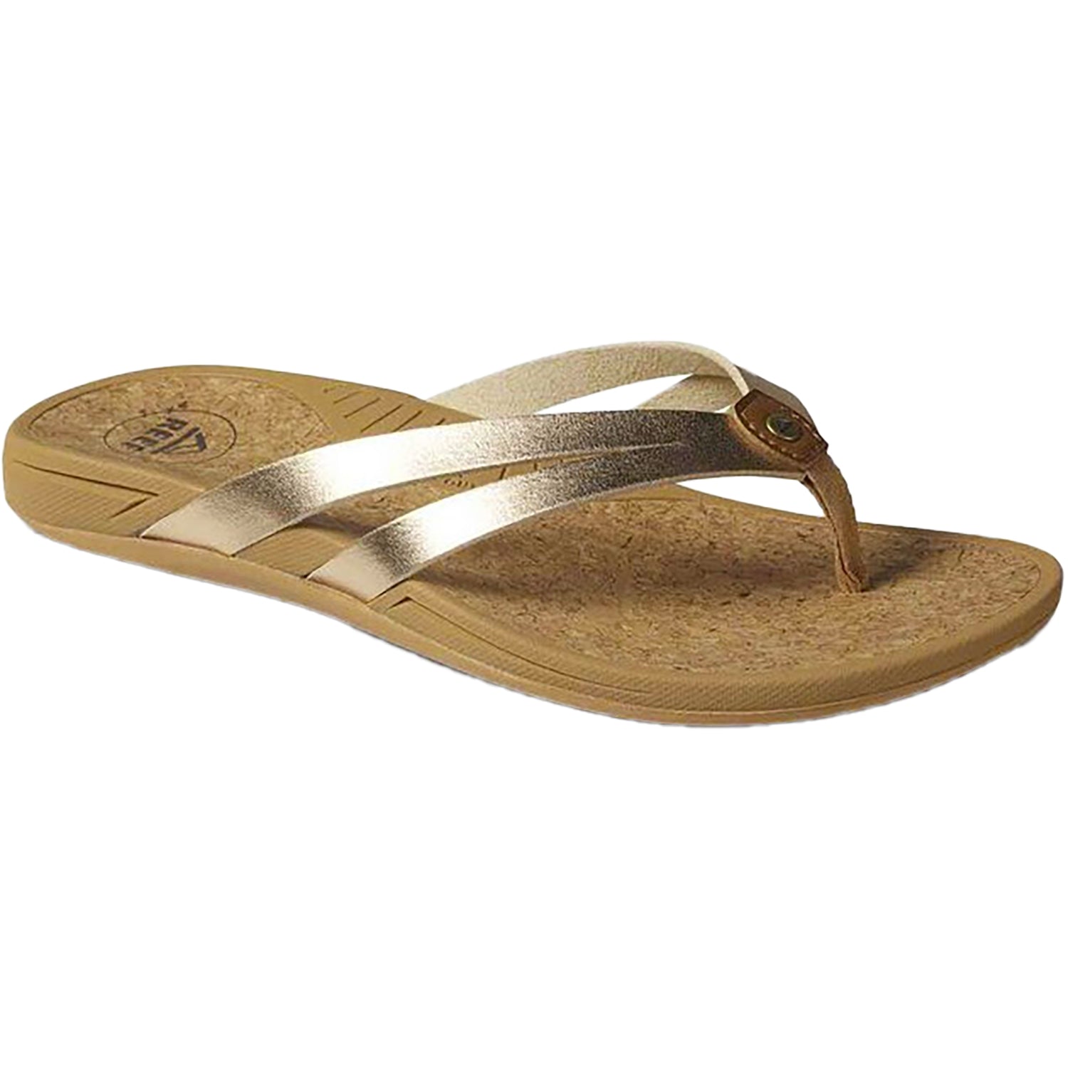 Womens Reef Reef Pacific Joy Women's Thong Sandals Golden Hour Synthetic Golden Hour Synthetic