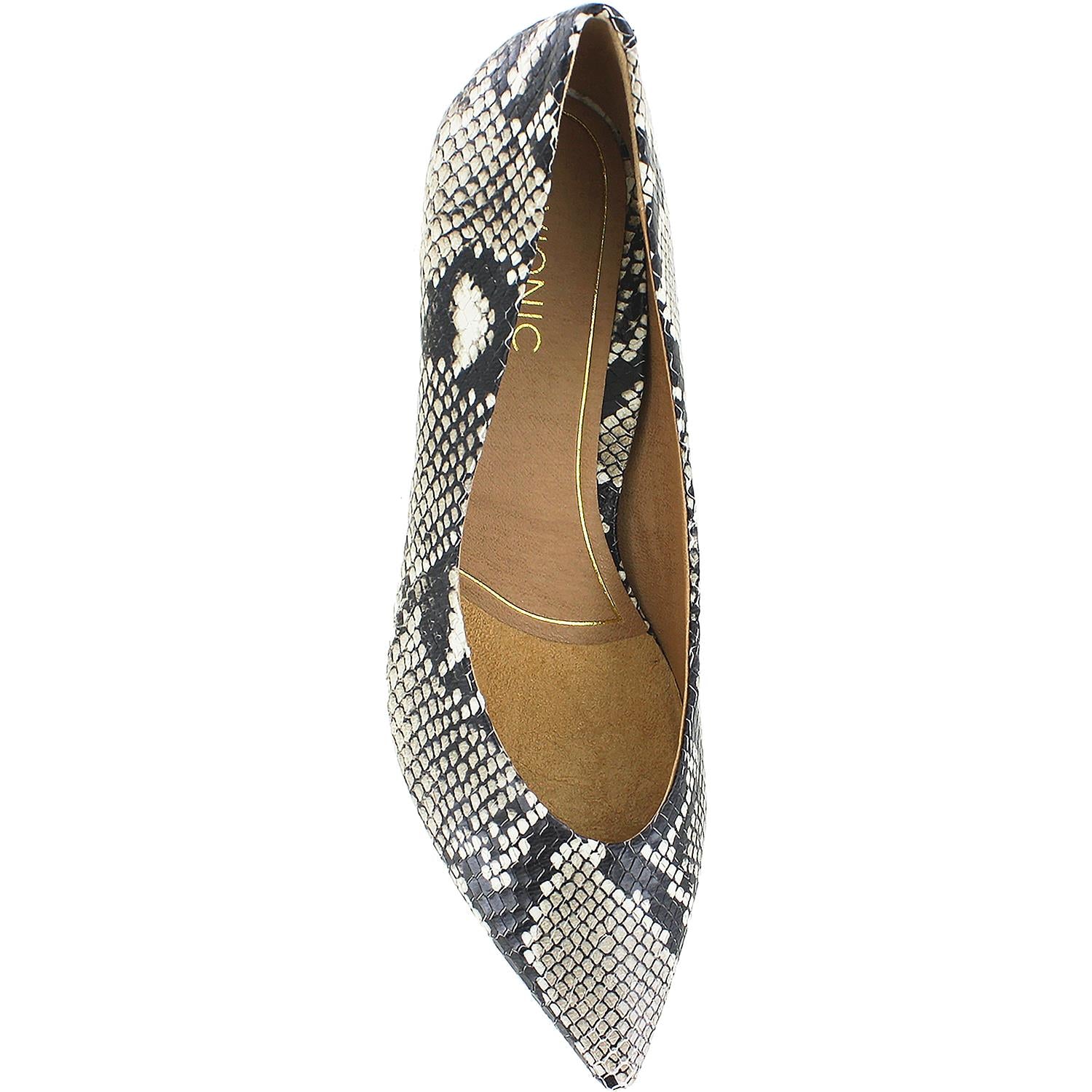 Womens Vionic Vionic Josie Women's Natural Snake Leather Natural Snake Leather