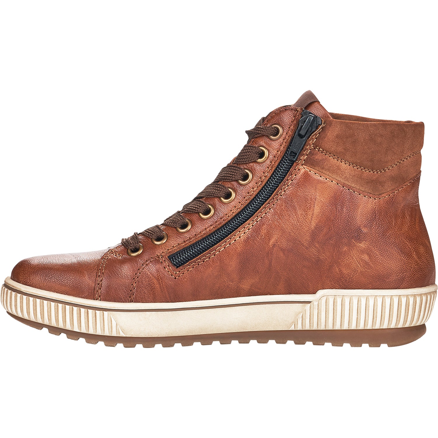 Womens Remonte Remonte D0772-22 Maditta 72 Women's Sneakers Cuoio/Reh/Cuoio Leather Cuoio/Reh/Cuoio Leather
