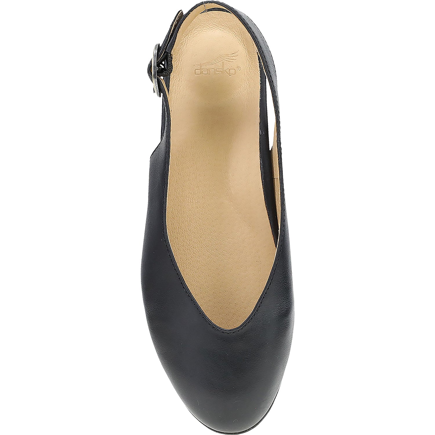 Womens Dansko Dansko Lea Women's Flats Black Burnished Nappa Leather Black Burnished Nappa Leather
