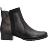 Womens Rieker Rieker 78658-00 Women's Boots Schwarz/Schwarz/Schwarz Leather Schwarz/Schwarz/Schwarz Leather