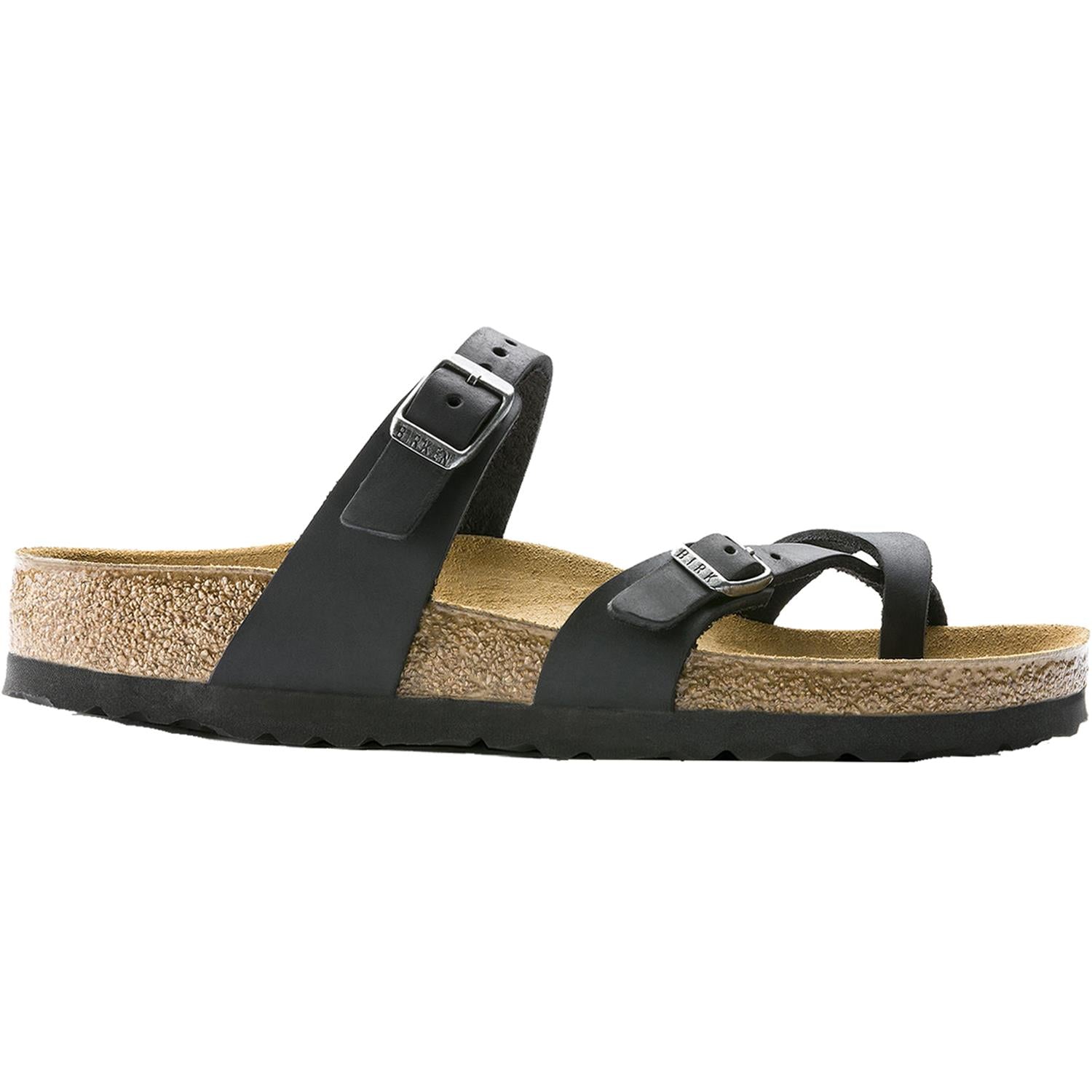 Womens Birkenstock Birkenstock Mayari Women's Sandals Black Oiled Leather Black Oiled Leather