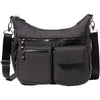 Womens Baggallini Baggallini Modern Everywhere Hobo Black Puff Nylon Black Puff Nylon
