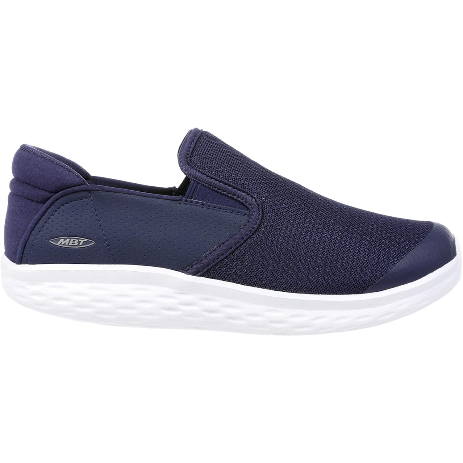 Mens Mbt Men's MBT Modena Slip-On Navy Mesh Navy Mesh