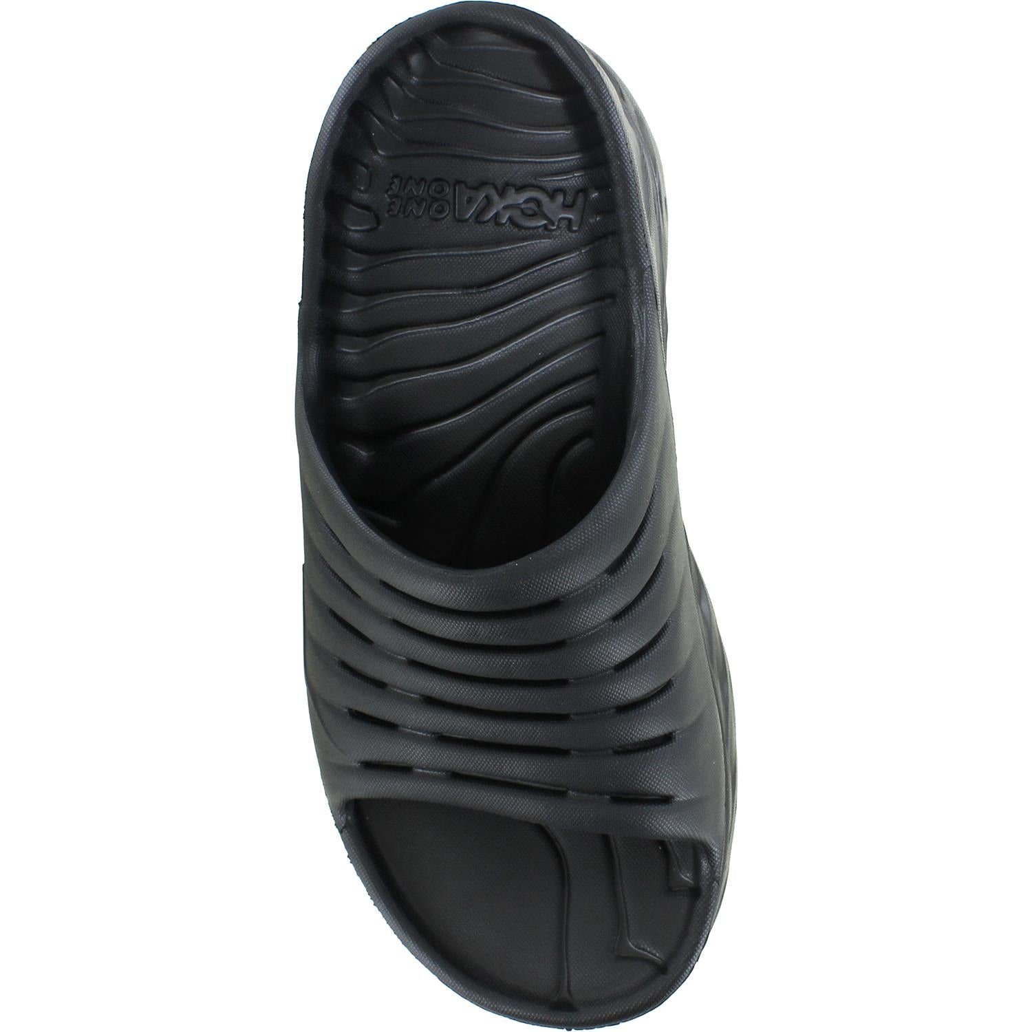 Womens Hoka one one Women's Hoka Ora Recovery Slide Black/Black EVA Black/Black EVA