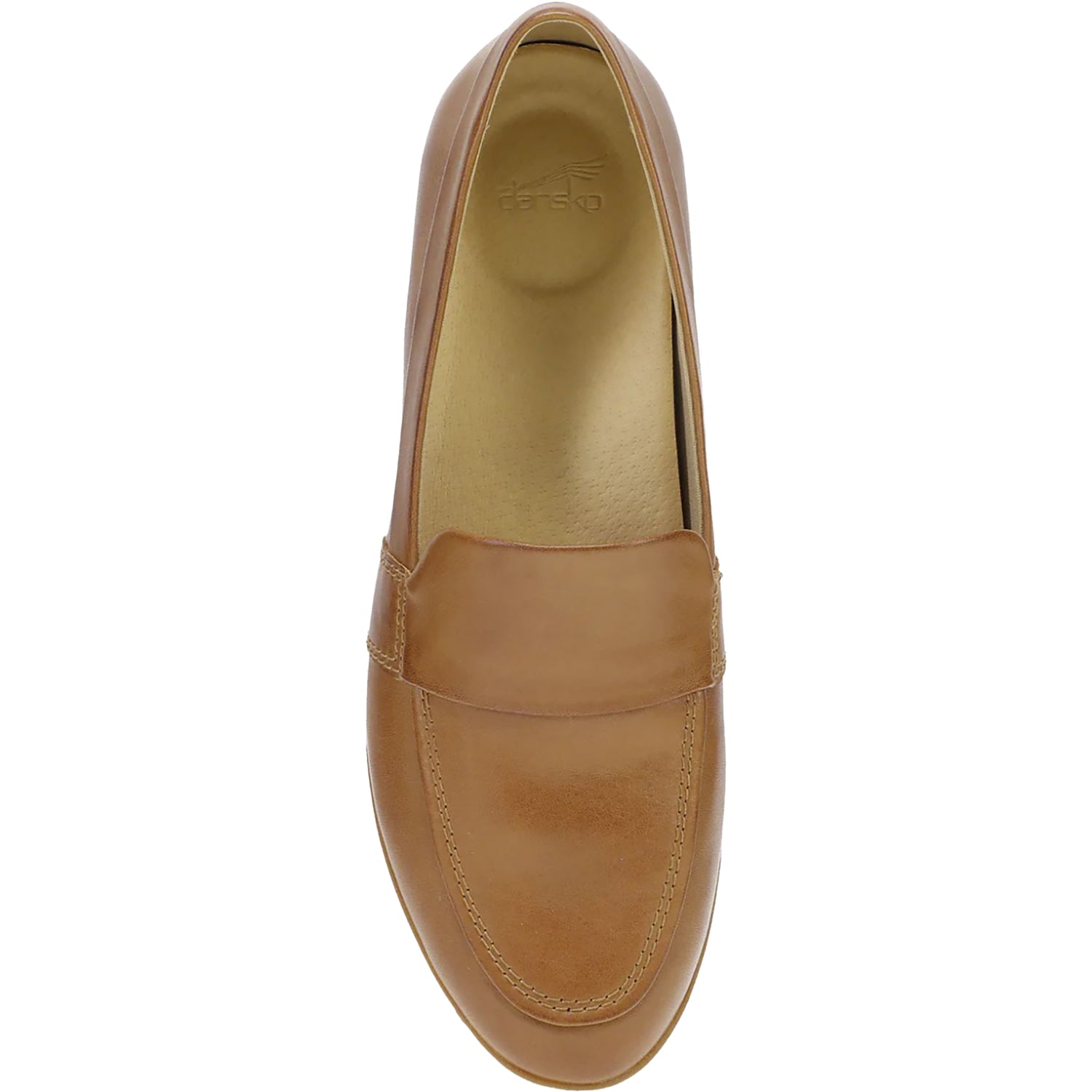 Womens Dansko Dansko Linden Women's Slip Ons Luggage Nappa Leather Luggage Nappa Leather