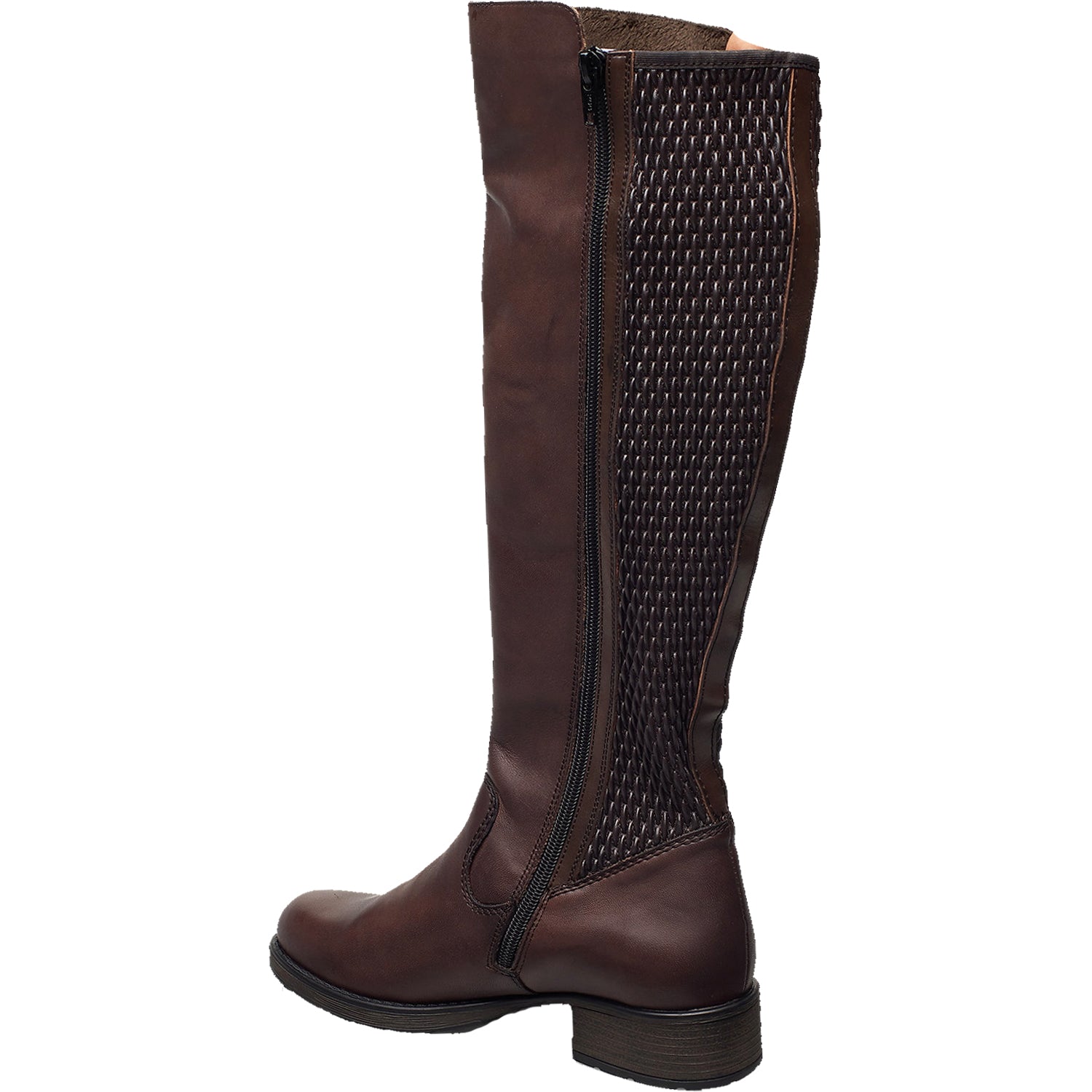 Womens Rieker Rieker Z9591-26 Faith Women's Knee High Boots Brown Leather Brown Leather